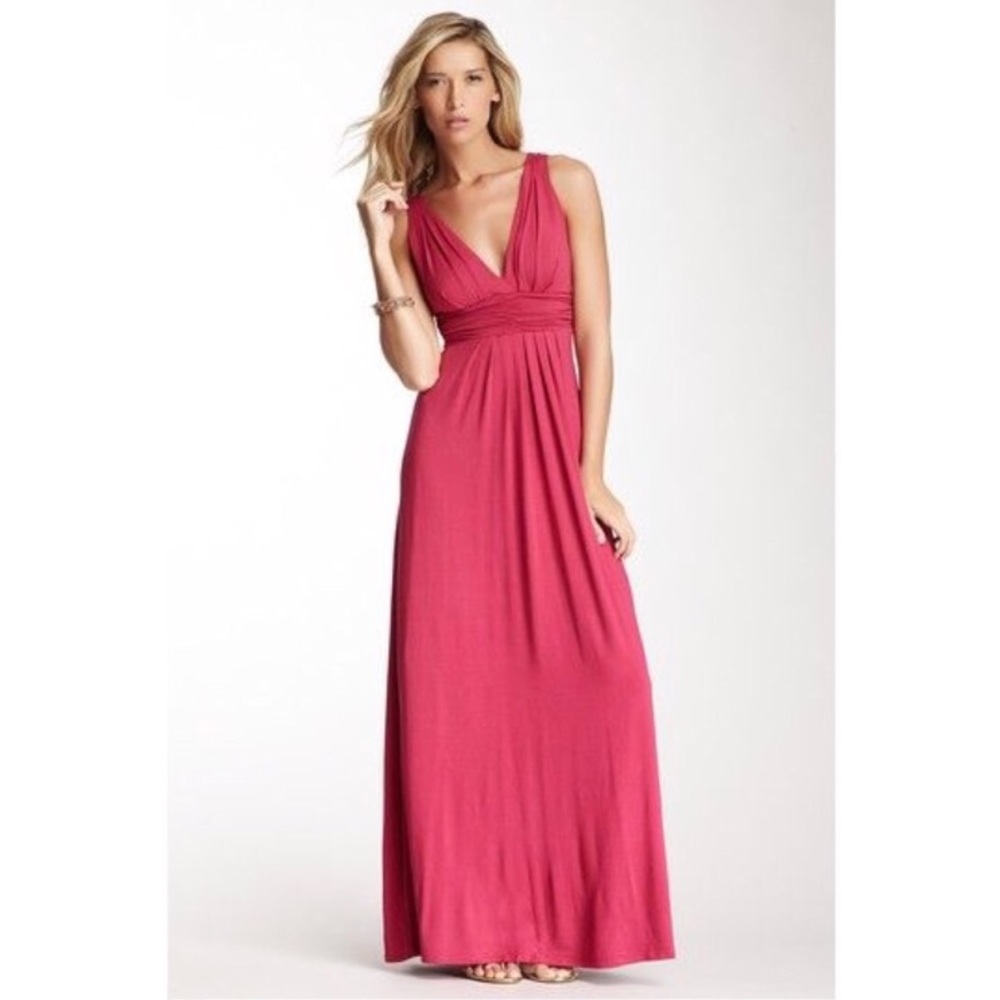 Navy and white striped Tall Adriana Tart Maxi